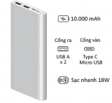 Pin sạc dự phòng 10.000mAh Xiaomi